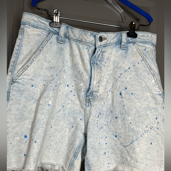 NWOT Wild Fable Paint Splatter Carpenter Shorts Size 18 - Picture 4 of 7
